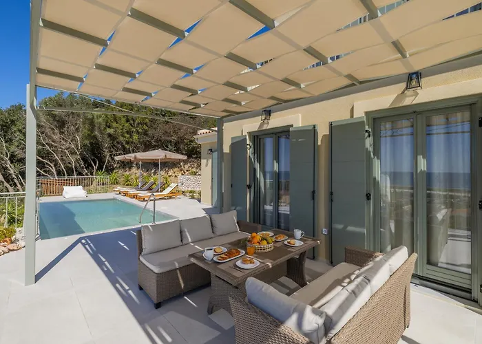 Luxury Artemis Pool, Jacuzzi, Peace & Perfect Sunsets In Kefalonia *