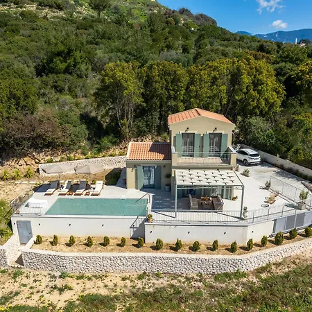 Luxury Artemis Pool, Jacuzzi, Peace & Perfect Sunsets In Kefalonia Vilă Svoronata