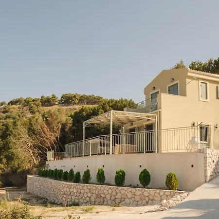 Вилла Luxury Artemis Pool, Jacuzzi, Peace & Perfect Sunsets In Kefalonia