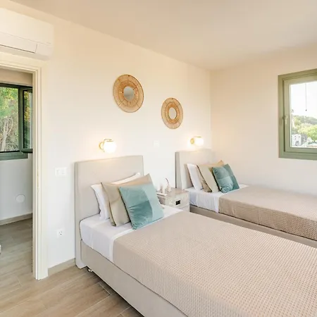 Luxury Artemis Pool, Jacuzzi, Peace & Perfect Sunsets In Kefalonia Вилла