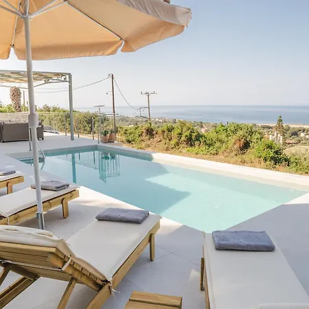 Luxury Artemis Pool, Jacuzzi, Peace & Perfect Sunsets In Kefalonia *