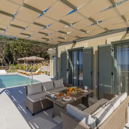 Luxury Artemis Pool, Jacuzzi, Peace & Perfect Sunsets In Kefalonia *