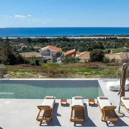 Luxury Artemis Pool, Jacuzzi, Peace & Perfect Sunsets In Kefalonia *