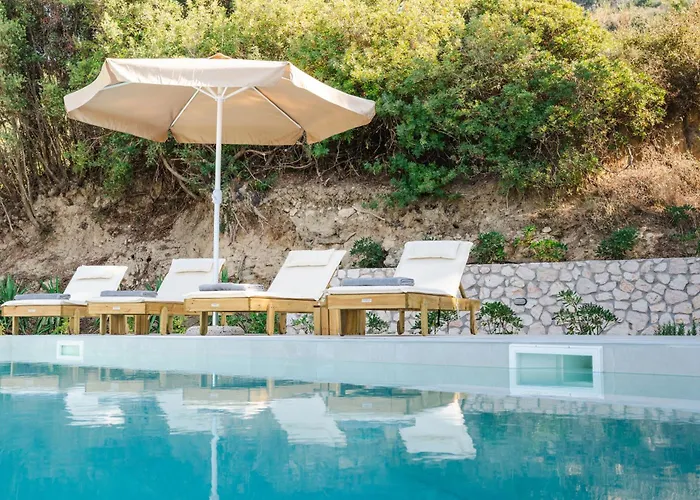 Villa Luxury Artemis Pool, Jacuzzi, Peace & Perfect Sunsets In Kefalonia