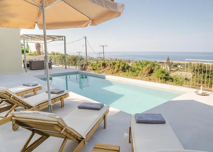 Luxury Artemis Pool, Jacuzzi, Peace & Perfect Sunsets In Kefalonia *