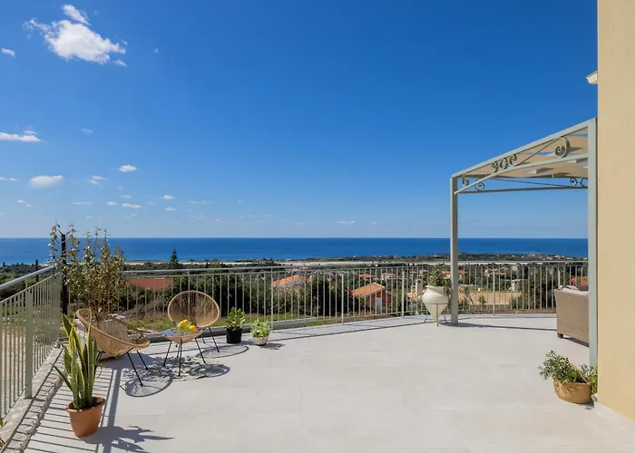 Villa Luxury Artemis Pool, Jacuzzi, Peace & Perfect Sunsets In Kefalonia *